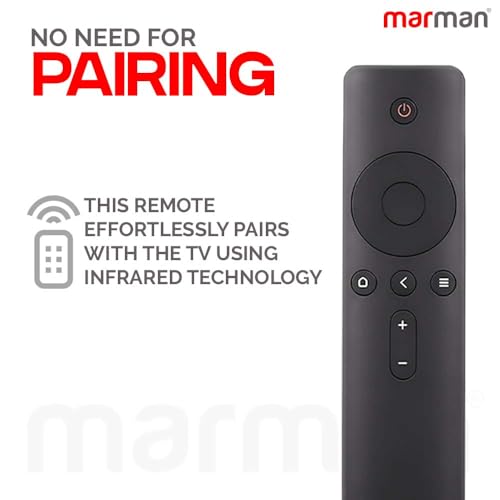Image of marman Replacement of Mi Tv Remote Control Original Fit to Xiaomi Smart Android LED FHD UHD QLED Redmi Television - Non Voice Command Remote Control