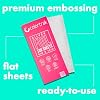 Colortrak Embossed Hair Coloring Foil Sheets, Professional, Convenient 5 x 12 inch Long Pre-cut Sheets, Easy to Grab During Processing, Silver, No Separating Tissues Need, 100 Per Box
