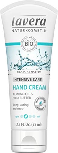 Lavera intensive care basis sensitiv organic almond oil and shea butter hand cream, 2.5oz, 2.5 Ounce