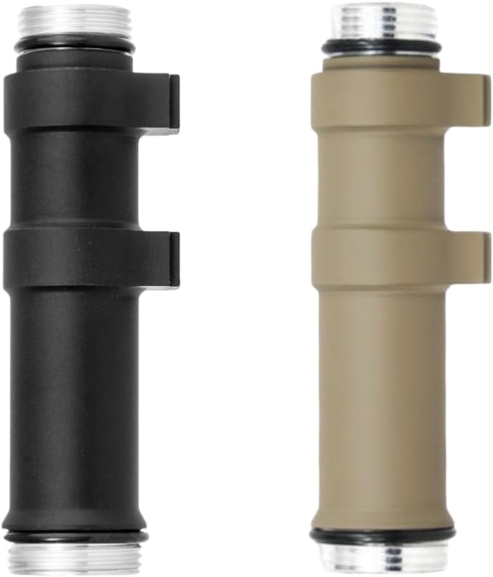 Flashlight Adapter Compatible with SF M300/M600 Light Bodies - Run 18350/18650 High Power LED, LEP, IR Light Heads
