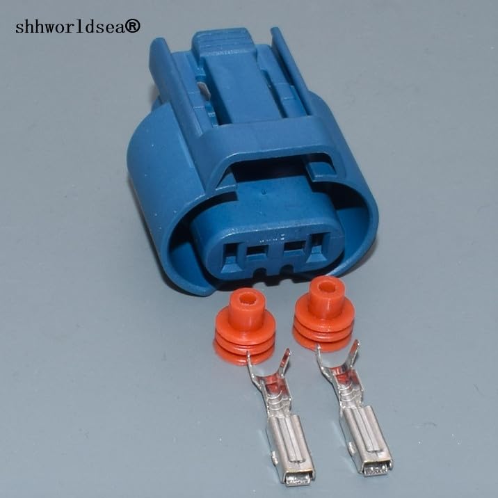 2/100Sets 2 Pin/Way 2.8mm car Fog Light Lamp 9005 HB3 Connector Plug Socket with Cable Pigtail for Toyota for Honda for Mazda - (Color Name: 20sets)