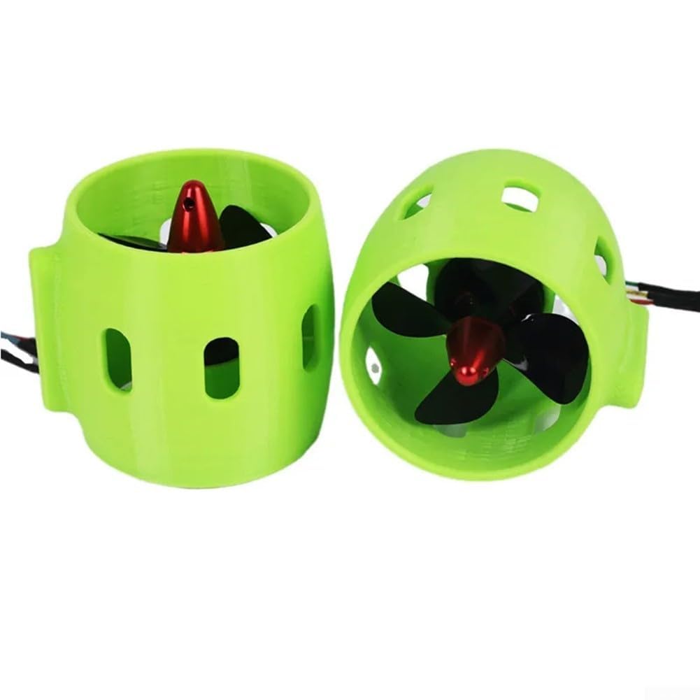 RC Boot Unterwasser Thruster, bürstenloses Modell Schiff Elektromotoren Antriebsmotor Propeller, 12–24 V 20A 30-200W Schiffsmodell Propeller für Kajak, Angeln, Kanu, Boot, Paddelboard(CW + CCW)