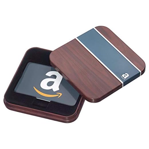 Amazon.de Geschenkkarte in Geschenkbox (Braun und Blau)