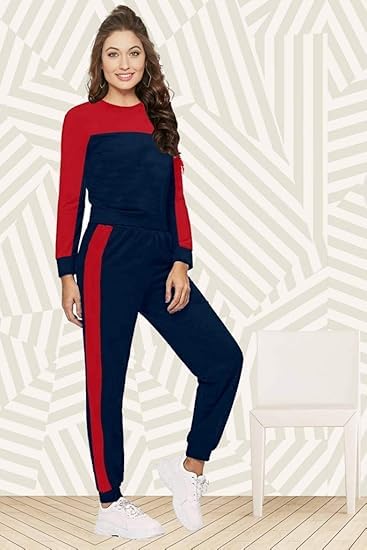 Image of Fashions Women's Solid Track Suit, Trendy