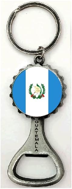 Abrebotellas De Cerveza Con Bandera De Cuba, Llavero De Cristal De