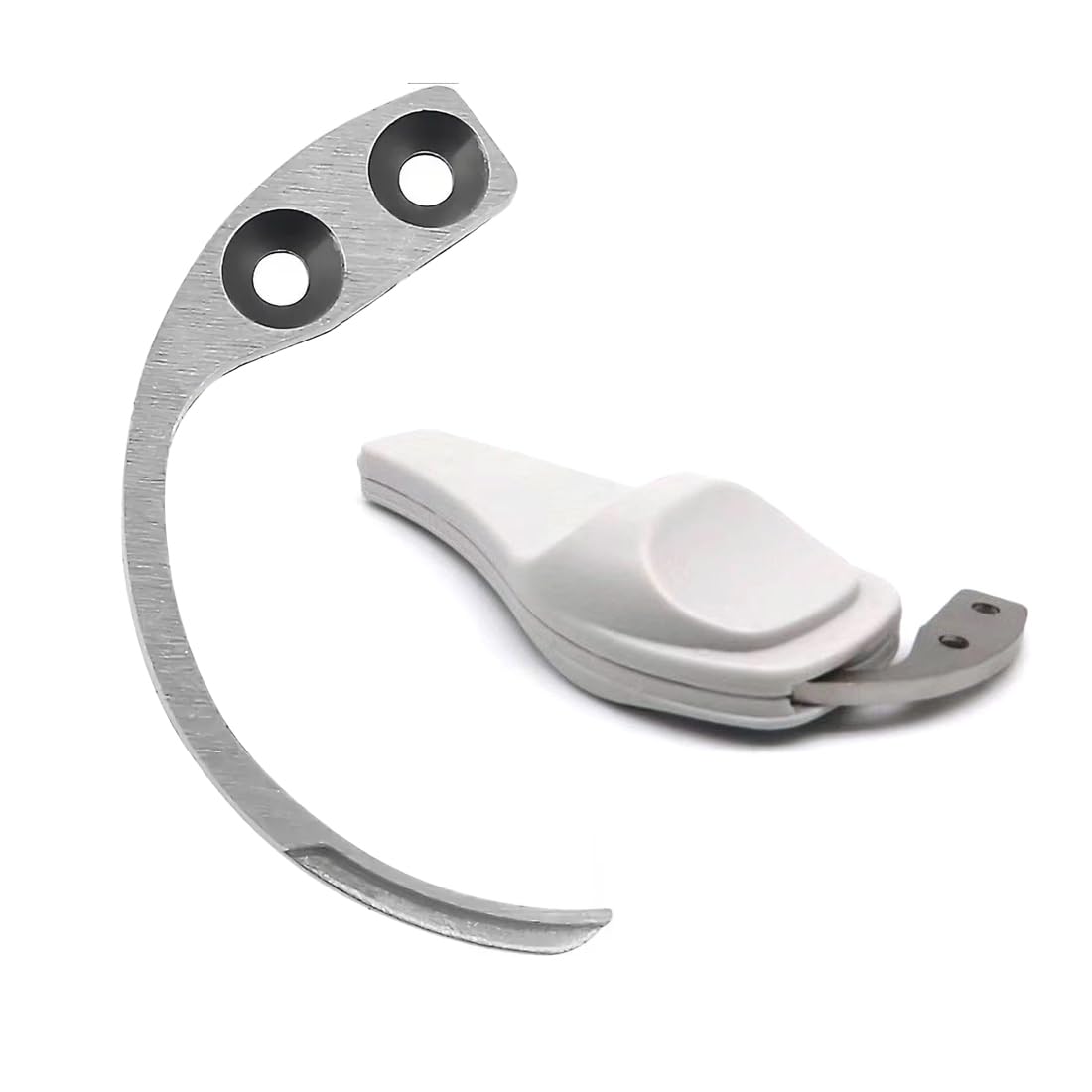 Ganci magnetici,Dispositivo di rimozione delle etichette antifurto, in lega, con chiave a gancio, attacco magnetico, color argento.
