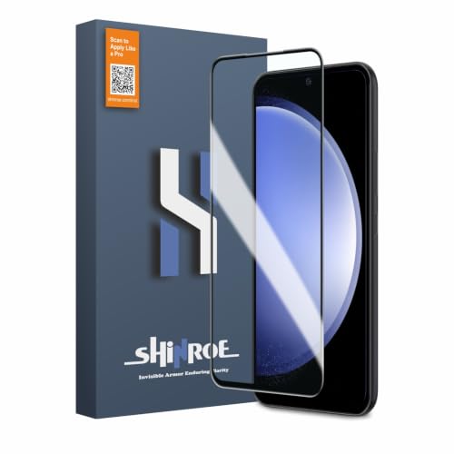 Image of Tempered Glass for Samsung Galaxy S24 FE | M56 | F56 (6.7 Inch) Military Grade 9H Screen Guard, Anti-Scratch, Shatterproof, Edge-to-Edge Full Coverage - Black Border