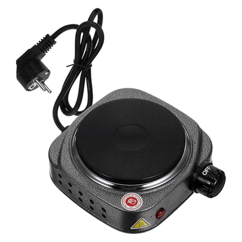 BESTYASH Calefactora Eléctrica Portátil de Temperatura Ajustables para Hogar Oficina y Camping Compatible con Utensilios Color