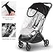 Rain Cover Fits for UPPAbaby Minu V3 Stroller, All-Season Windproof & Waterproof Protection from Rain, Snow & Dust, Crystal Clear EVA Panel & Built-in Storage Pocket Design