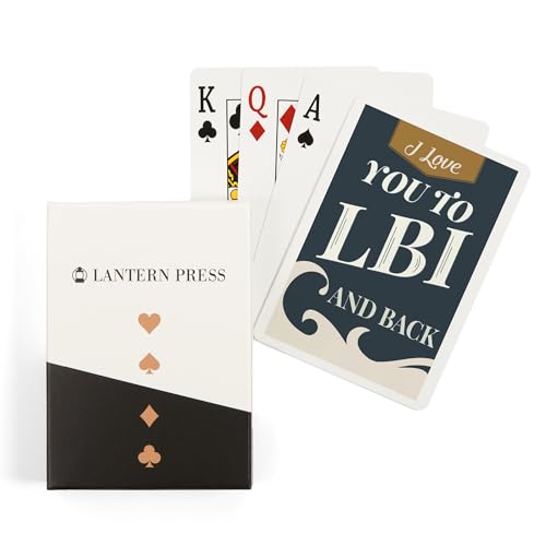 Lantern Press Love You to LBI and Back, Deck Poker 52 Cartas