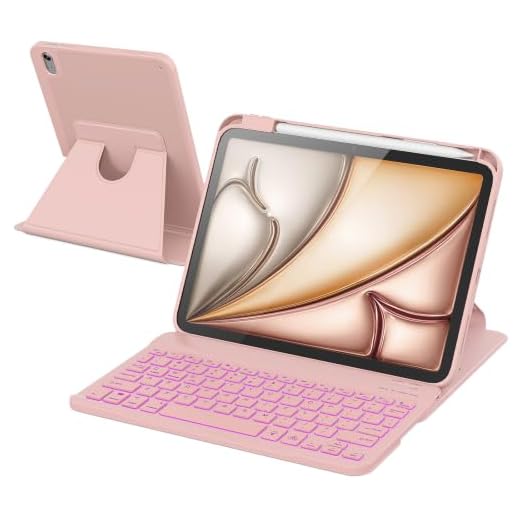 RAYMCRAFT for iPad Air 11-inch Case with Keyboard M4/M3/M2 (2026/2025/2024)