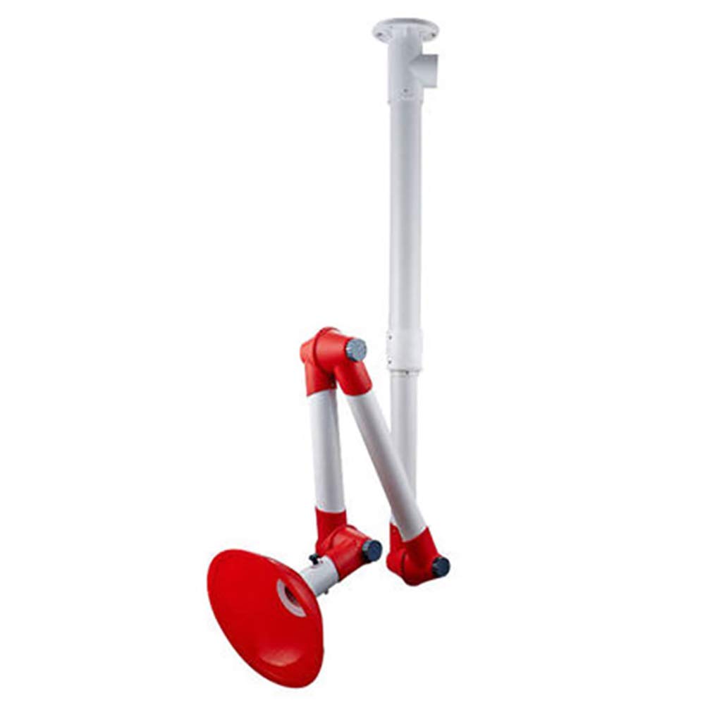 Wall-Mounted Laboratory Extractor Hood Lab Fume 360 Degree Flexible Exhaust Vent Extraction Arms for Factory Laboratory Extraction System