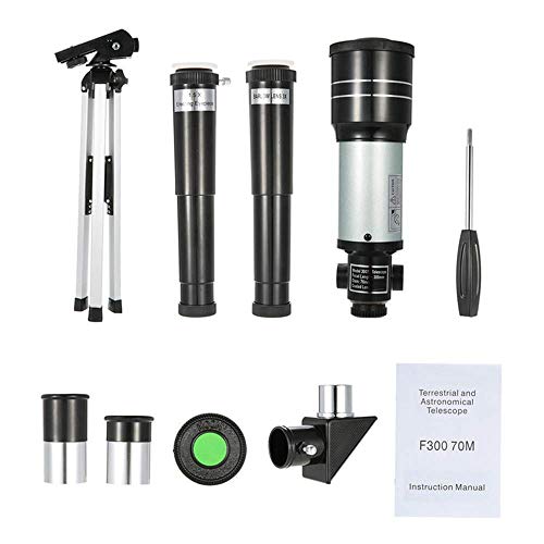 Telescopio Astronómico Refractor 150X con Trípode Portable miniatura 2