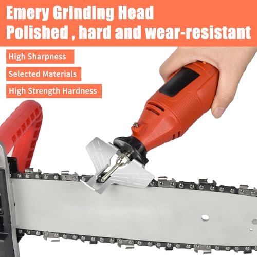 24pcs Diamond Chainsaw Sharpener, 3 Different Sizes Chainsaw Sharpening Grinding Chain - Image 3