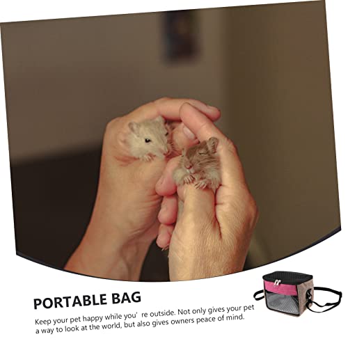 HAPINARY 1 Peça Bolsa Para Hamster Para Fora Mochila Para Hamster Bolsa Transportadora Para Pequenos