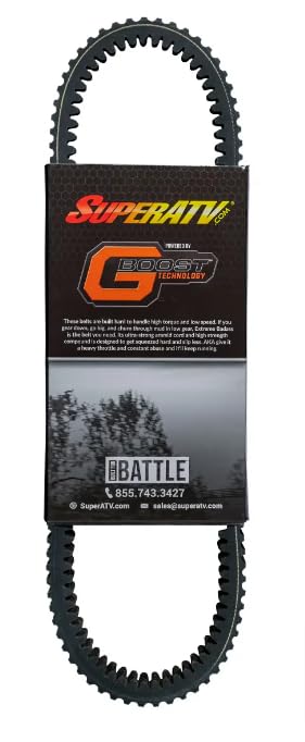 SuperATV Heavy-Duty CVT Drive Belt Compatible with Polaris RZR Pro R, Polaris RZR Pro R 4 (2022+), Replace OEM Part # 3211226, World's Best Drive Belt, Extreme Badass, Stronger than Stock, See Fitment