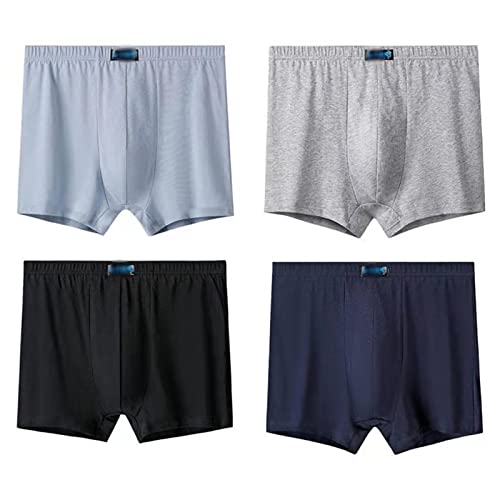 Calzoncillos tipo bóxer de grande hombre XL a 10XL de algodón en paquete de 4