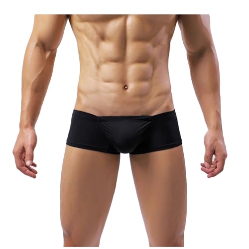 Men's Boxer Briefs Underwear Ice Silk Seamless Low Rise Breathable Male Underpants2