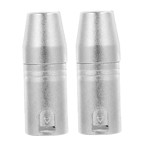 DIYEAH 2pièces Adaptateur XLR vers Prise XLR Mâle Broches Prise Femelle Adaptateur Audio Accessoire Microphone