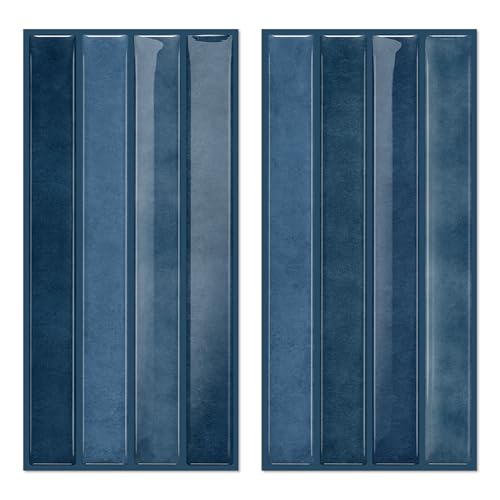 VICCI Peel and Stick Backsplash, Ocean Blue, 4.72x9.68