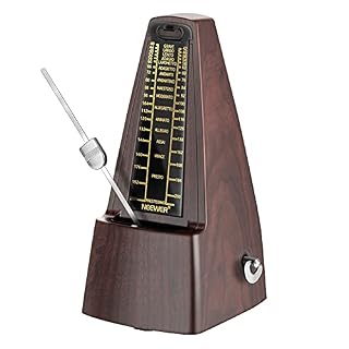 Neewer NW-707 Métronome Mécanique à Ressort Carré avec Minuterie et Tempo Précis pour Guitare Piano Bass et Autres… - Les Beatles, Paul McCartney, John Lennon, RIngo Starr, George Harrison