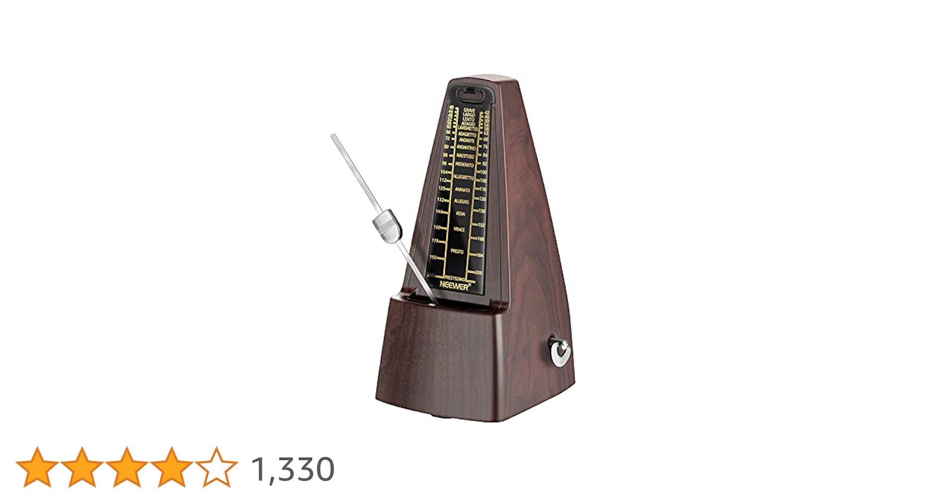 Amazon.co.jp: NEEWER NW-707メカニカルメトロノーム ピアノ