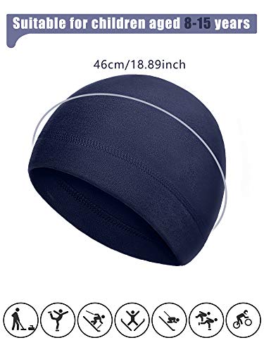 Syhood 6 Pcs Kids Winter Beanies Boys Warm Hat Skull Cap for Boys Child3