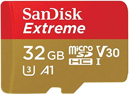 SanDisk Extreme 32 GB MicroSD Card For Mobile Gaming, With A1 App Performance, Supports AAA/3D/VR Game Graphics And 4K UHD Video, 100MB/s Read Class 10, UHS-I, U3, V30