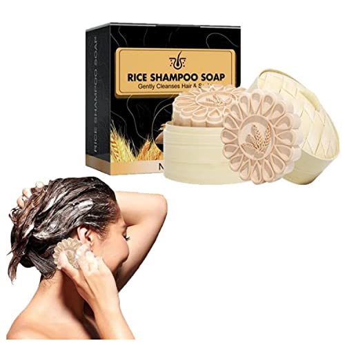 NUTRIG AntiHair Loss Rice Shampoo Bar, Hair Regrowth Shampoo Soap