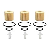 3 Pieces Engine Oil Filter 57064 for Lexus Ct200h 2011-2017 for Pontiac Vibe 2009-2010 for Scion Im