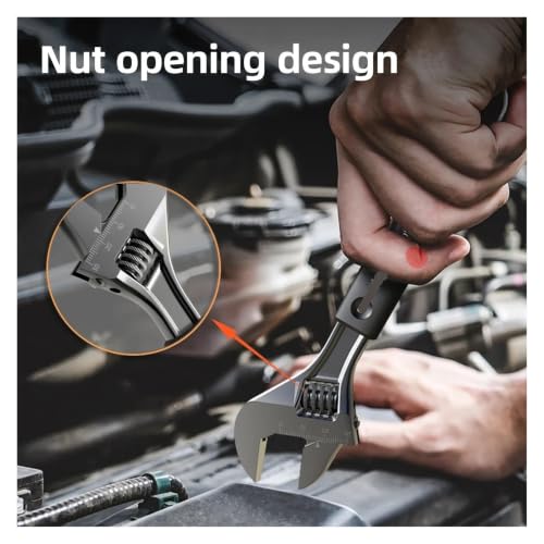 Llave ajustable de 8 pulgadas HT1508 manual para herramientas de fontanería doméstica 6