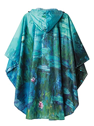 Image of SaphiRose Adult Rain Poncho Waterproof Hooded Zipper Raincoat with Pockets | OEKO-TEX Certified 100% Polyester, Lightweight Packable Storage Pouch, Heat-Sealed Seams, Quick-Dry for Outdoor Hiking