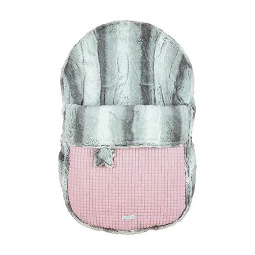 Saco de capazo grupo 0 Rosy Fuentes en rosa empolvado