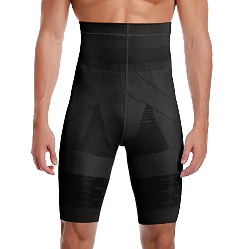 CCXXYGWJ Cuerpo Ajustado Levantador de glúteos para Hombres Cintura Alta Pierna Adelgazante Calzoncillos Faja elástica Control de Barriga Pantalones Cortos Ropa Interior: