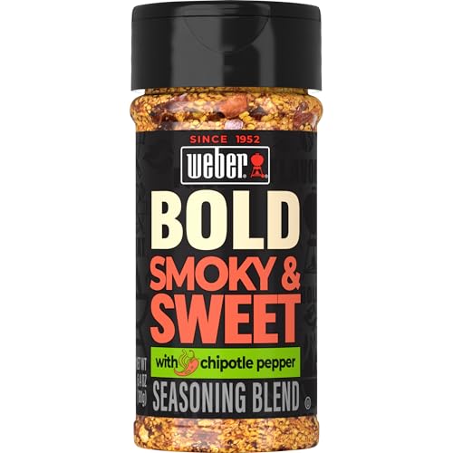 Weber BOLD Smokey & Sweet Seasoning Blend, 6.4 oz