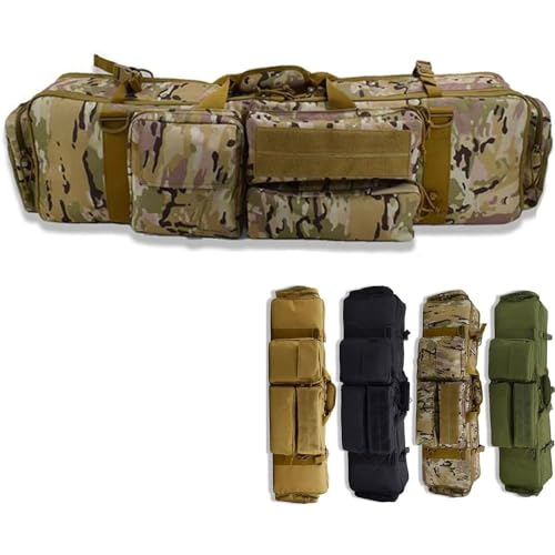 Tactical Gun Bag ,Military Army Airsoft Rifle Carry Case for CS Hunting Shooting Paintball with Portable Shoulder Strap A