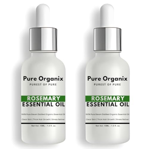 Pure Organix Rosemary Essential Oil Pack of 2 · 15 ml (30 ml total) - Image 2