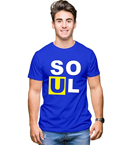 Image of Hangout Hub HH7 Men's & Women's Round Neck Cotton T-Shirt-Soul Mate-Pack of 2-Couple T-Shirts