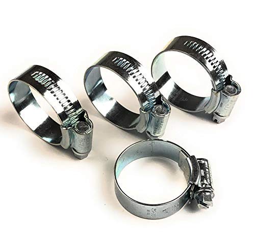 JCSยฎ Hi Grip Zinc plated hose clip clamp 13-20mm x4