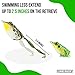 LUNKERHUNT Frog Lure for Bass Fishing | Pocket Frog Lure 1.75 Inch | Topwater Fishing Lures with Weedless Hooks for Trout, Pike in Saltwater and Fresh Water