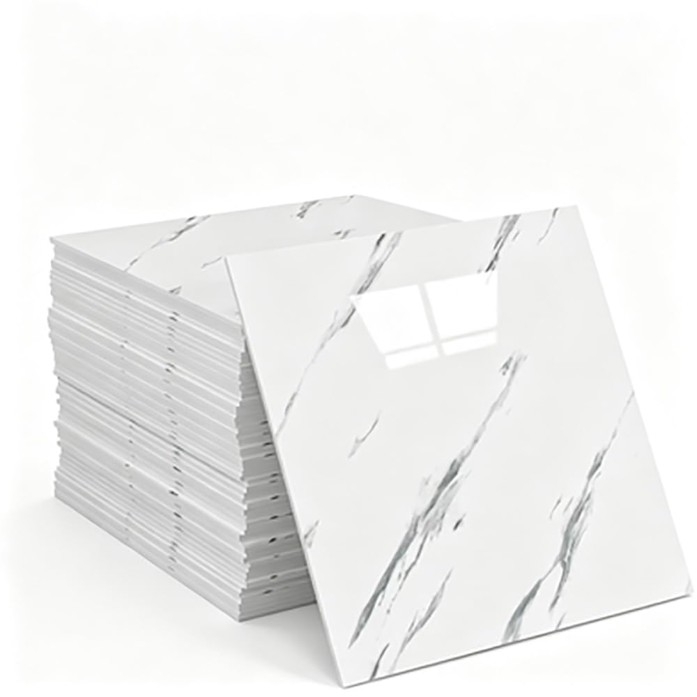 Marble Wall Panels Peel Stick Tiles Backsplash Sticker for Home
