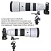 Lens Collar Stand Replacement Foot Tripod Mount Ring Base Compatible with Sony FE 200-600mm f/5.6-6.3 G OSS Lens SEL200600G, Lens Support Holder with Arca-Swiss Fit Quick Release Plate Dovetail Groove