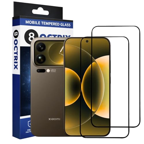 Image of Premium Tempered Glass Screen Protector Compatible for Xiaomi 17 pro with Edge to Edge Coverage - Case Friendly, Anti-Scratch & Bubble-Free Installation Kit (Pack Of 2)