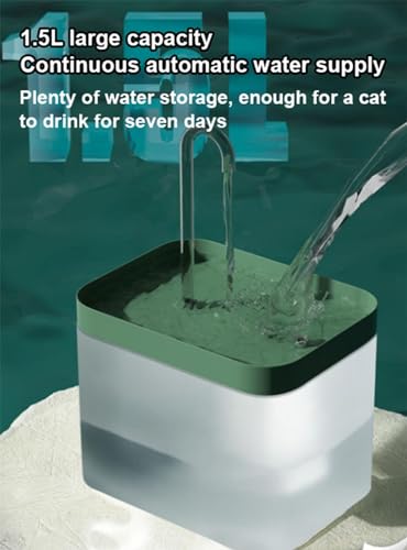 Fuente de Agua para Gatos 1.5 L Ultra Silenciosa miniatura 6