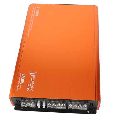 Amplificateur audio de voiture 4 canaux 80W RMS avec processeur DSP intégré en métal