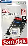 Sandisk 32Go 32G Ultra Micro SD HC Classe 10 TF Flash Carte Mémoire SDHC - SDSQUNB-032G-GN3MN