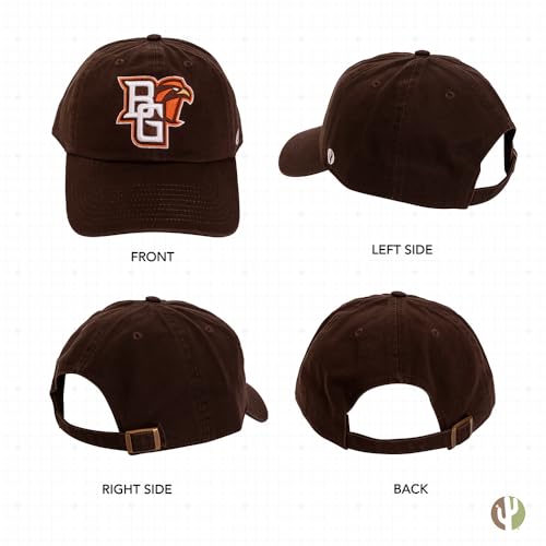 Bowling-Green-State-University-Baseball-Hat-Falcons-BGSU-Brimmed-Embroirderd-Hats-Cap-Adjustable-Cloth-Strap-Adult-Style-A