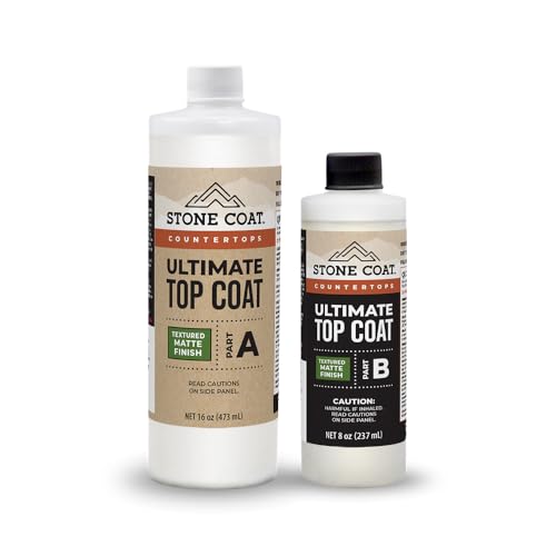 Comparison: Best Clear Coat For Wood Countertops 6 Stone Coat Countertops Ultimate Top Coat Epoxy - DIY Epoxy Resin Kit with Extra Scratch Resistance and UV Resistance for Protecting Your Surface! (Natural Matte Finish)