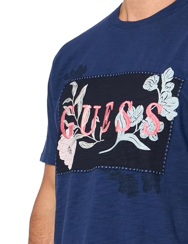 GUESS Men's David Embroidery Crew3