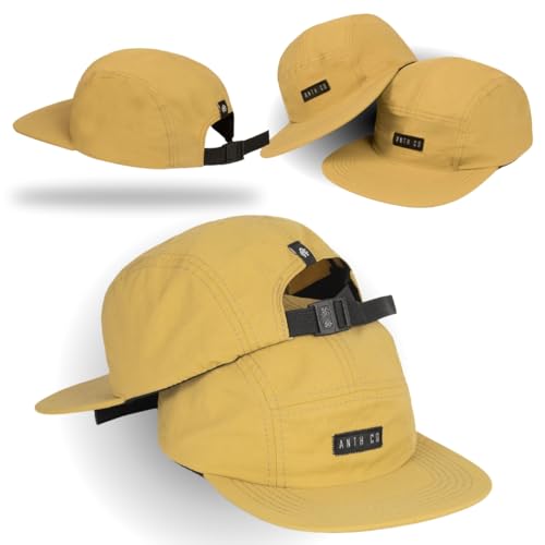Boné Five 5 Panel Anth Co Original Impermeável Ajustável Anti-Água Odor Suór Respingos fitão Strapba